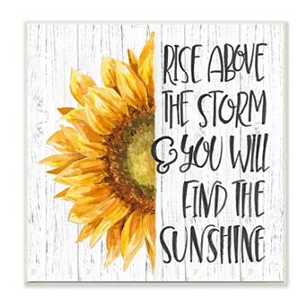 Stupell Home Decor Find Sunshine Sunflower Plaque Wall Art