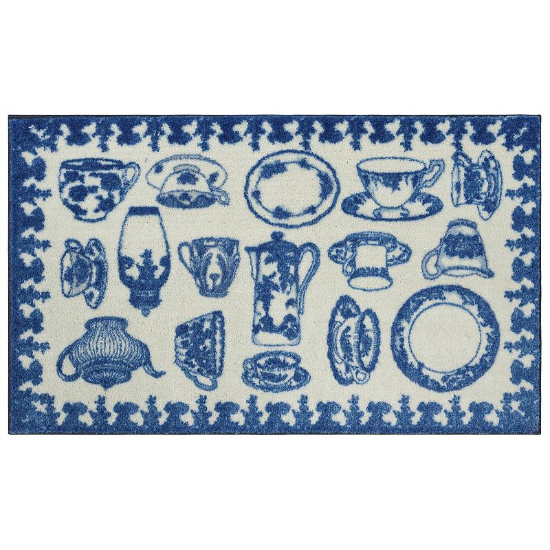 Mohawk Home Delicate Blues Kitchen Rug, 30X50