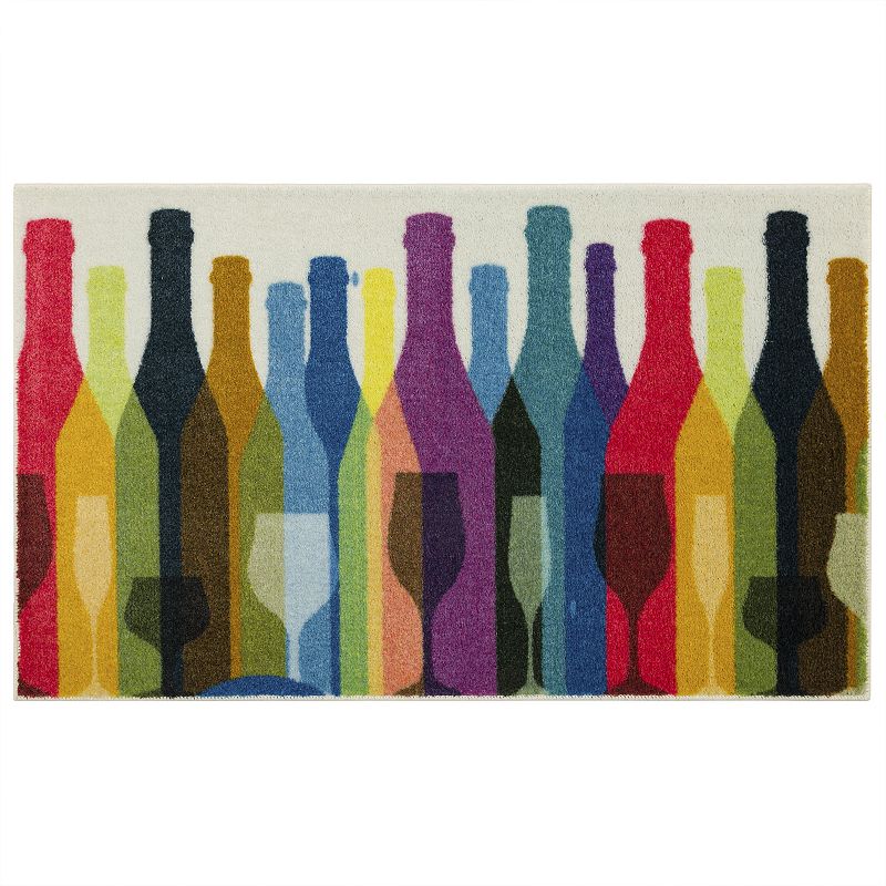 Mohawk Home Colorful Bottles Kitchen Rug, Multicolor, 18X30