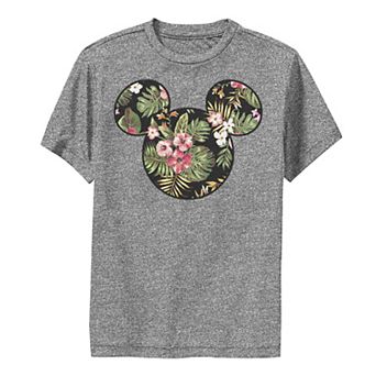 Disney's Mickey Mouse & Friends Boys 8-20 Mickey Mouse Tropical Fill Performance Graphic Tee