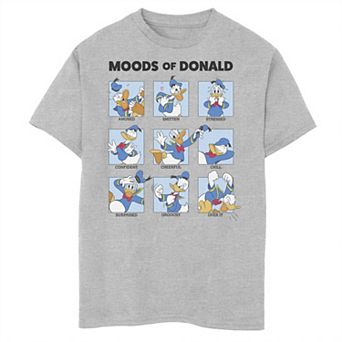 Disney's Mickey Mouse & Friends Boys 8-20 Donald Duck Moods Box Up Graphic Tee