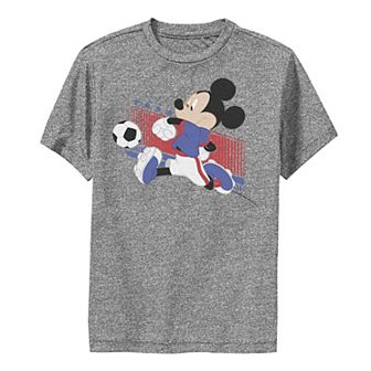 Disney's Mickey Mouse & Friends Boys 8-20 USA Soccer Performance Graphic Tee