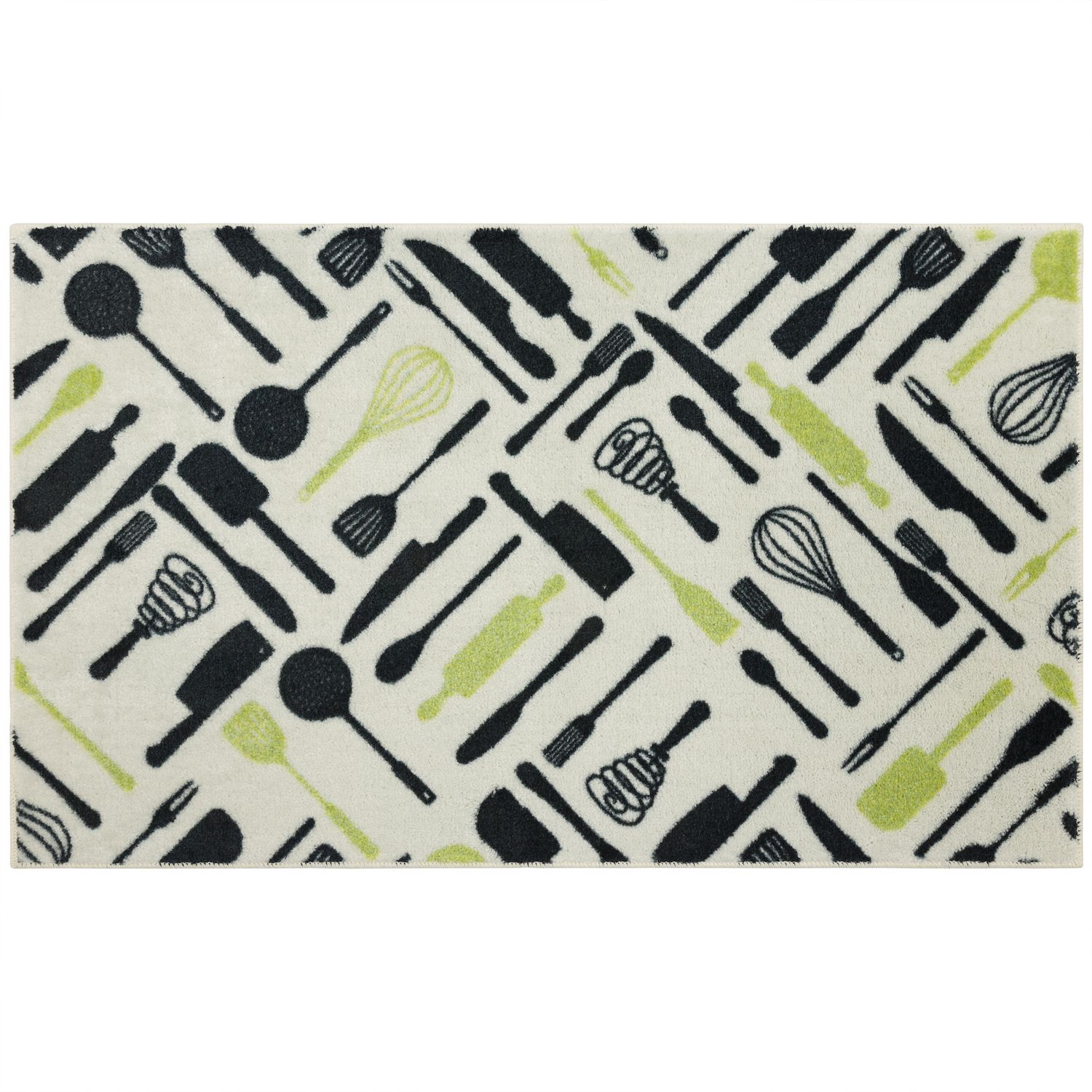 Mohawk Home Angled Utensils Kitchen Rug   5093725