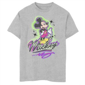 Disney's Mickey Mouse & Friends Boys 8-20 Mickey Mouse Airbrush Portrait Graphic Tee