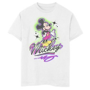 Disney's Mickey Mouse & Friends Boys 8-20 Mickey Mouse Airbrush Portrait Graphic Tee