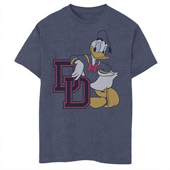 Disney's Mickey Mouse & Friends Boys 8-20 Donald Duck Varsity Portrait Graphic Tee