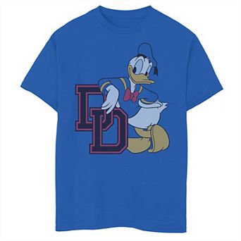 Disney's Mickey Mouse & Friends Boys 8-20 Donald Duck Varsity Portrait Graphic Tee