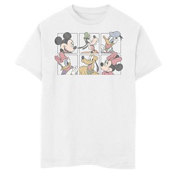 Disney's Mickey Mouse & Friends Boys 8-20 Classic Group Box Up Graphic Tee