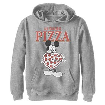 Disney's Mickey Mouse & Friends Boys 8-20 Mickey All You Need Is Pizza Graphic Fleece