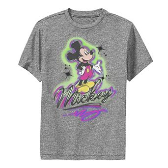 Disney's Mickey Mouse & Friends Boys 8-20 Mickey Mouse Airbrush Portrait Performance Graphic Tee