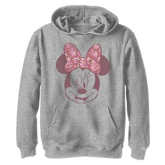 Disney's Mickey Mouse & Friends Boys 8-20 Minnie Floral Bow Portrait Graphic Fleece