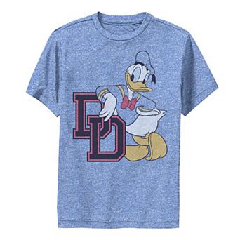 Disney's Mickey Mouse & Friends Boys 8-20 Donald Duck Varsity Portrait Performance Graphic Tee