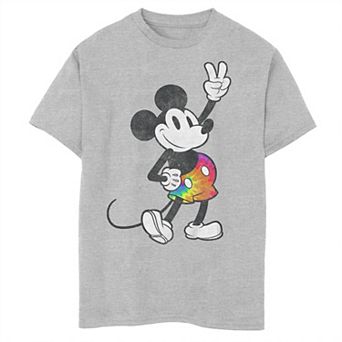 Disney's Mickey Mouse & Friends Boys 8-20 Mickey Tie Dye Pants Portrait Graphic Tee