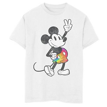 Disney's Mickey Mouse & Friends Boys 8-20 Mickey Tie Dye Pants Portrait Graphic Tee