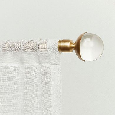 Exclusive Home Curtains Eleanor Adjustable Curtain Rod and Finial Set