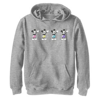 Disney's Mickey Mouse & Friends Boys 8-20 Mickey Mouse Neon Line Up Graphic Fleece