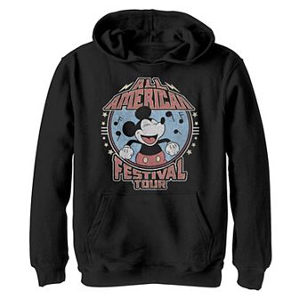 Disney's Mickey Mouse & Friends Boys 8-20 Mickey All American Festival Tour Graphic Fleece