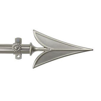 Rod Desyne Arrow 13/16" Single Curtain Rod 120" - 170"