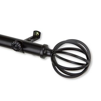 Rod Desyne Cage 13/16" Single Curtain Rod 28"-48"