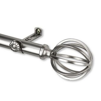 Rod Desyne Cage 13/16" Single Curtain Rod 28"-48"