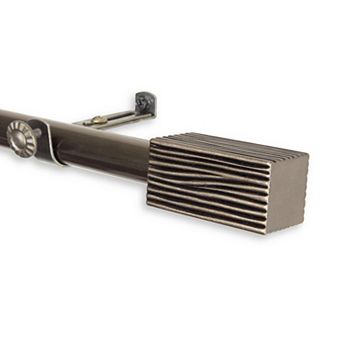 Rod Desyne Alder 13/16" Single Curtain Rod 66"-120"