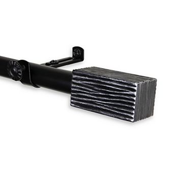 Rod Desyne Alder 13/16" Single Curtain Rod 66"-120"