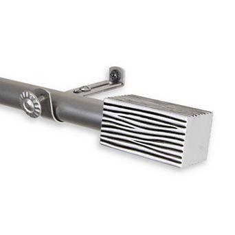 Rod Desyne Alder 13/16" Single Curtain Rod 66"-120"