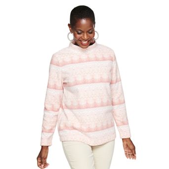 Women's Croft & Barrow® Microfleece Mockneck Sweatshirt