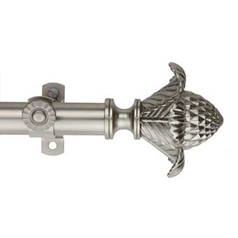 Rod Desyne Bloom 13/16" Single Curtain Rod 48"-84"