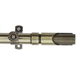 Rod Desyne Bolt 13/16" Single Curtain Rod 28"-48"