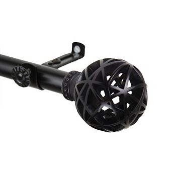 Rod Desyne Leanette 13/16" Single Curtain Rod 28"-48"