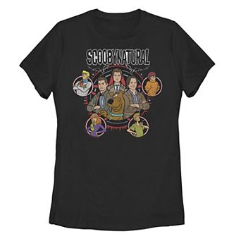 Juniors' Scooby-Doo Scoobynatural Group Shot Graphic Tee