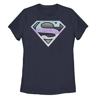 Juniors' DC Comics Superman Vintage Shield Logo Tee
