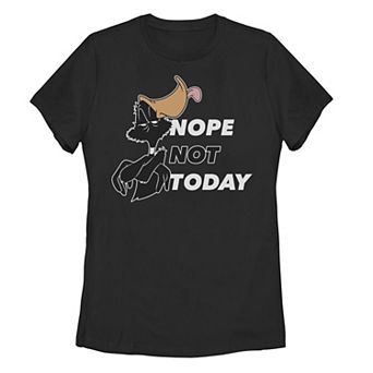 Juniors' Looney Tunes Daffy Duck Nope Not Today Tee