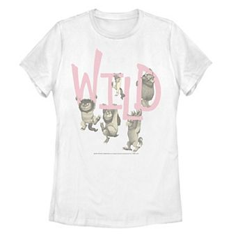 Juniors' Where The Wild Things Are Wild Graphic Tee