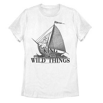Juniors' Where The Wild Things Are King Graphic Tee