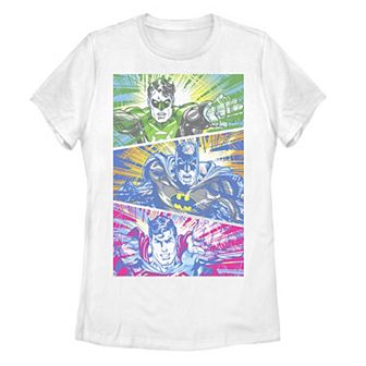 Juniors' DC Comics Green Lantern Batman Superman Graphic Tee