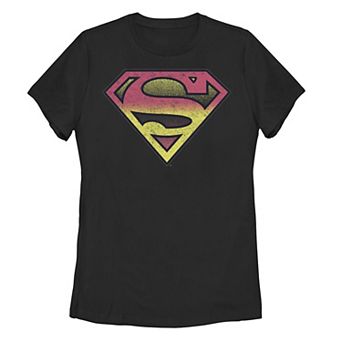 Juniors' DC Comics Superman Retro Shield Tee