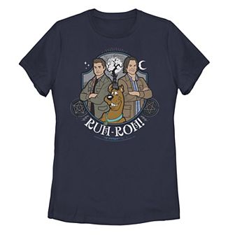 Juniors' Scooby-Doo Scoobynatural Ruh-Roh Group Graphic Tee