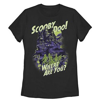 Juniors' Scooby-Doo Where Are You Mystery Gang Spooky Graphic Tee
