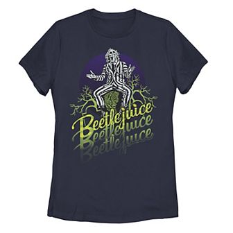 Juniors' Beetlejuice Three Times Graphic Tee