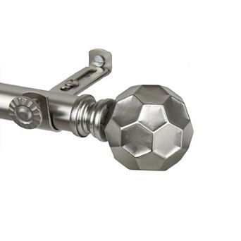 Rod Desyne Christiano 13/16" Single Curtain Rod 28"-48"