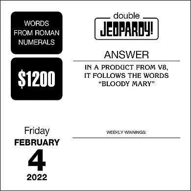 Jeopardy! 2022 Day-to-Day Calendar