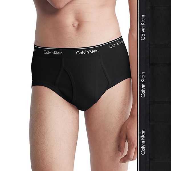 Men large in calvin klein briefs