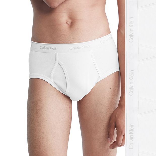 Calvin Klein Classic Fit Briefs 3 Pack Small, White