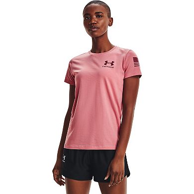 Women's Under Armour Freedom Veterans Day Flag Tee