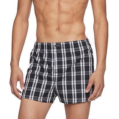 Men s Calvin Klein 3 pack Cotton Classics Woven Boxers