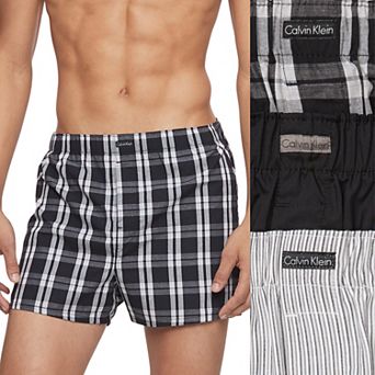 Men's Calvin Klein 3-pack Cotton Classics Woven Boxers