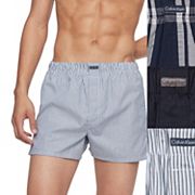 3 Pack Alpha Classic Woven Boxers - Kmart