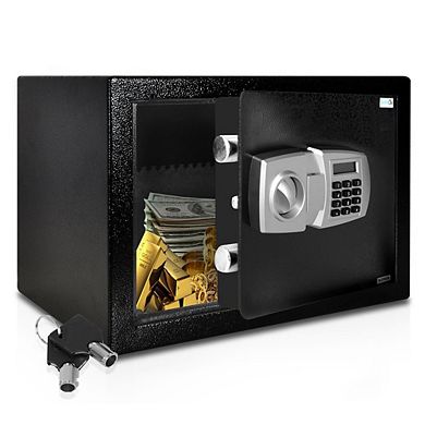 SereneLife SLSFE348 Electronic Digital Combination Security Safe Box with Keys